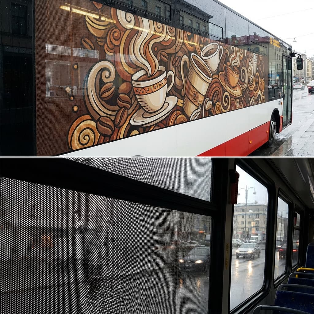 Перфорированная пленка (One Way Vision)