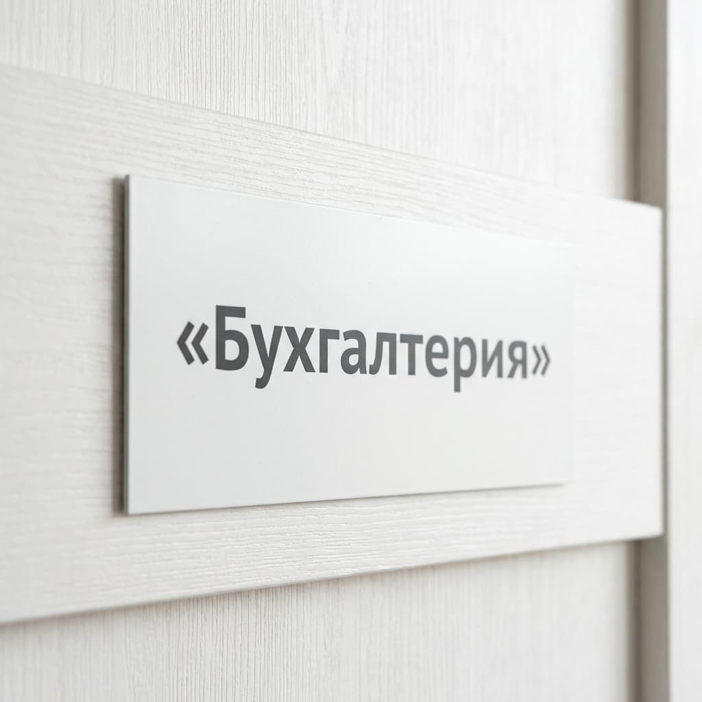 Именные и кабинетные (Пластик/Металл)