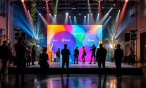 изготовление пресс-волла для мероприятия